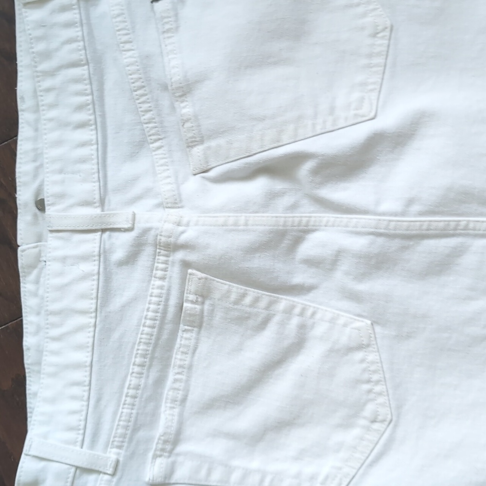 Joe's Jeans White Jean Mini Skirt Size 28 - Picture 8 of 9